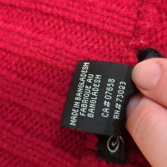 Seduction Women's Long-sleeve V-neck Red Colour Sweater Size Medium - Picture 11 of 11